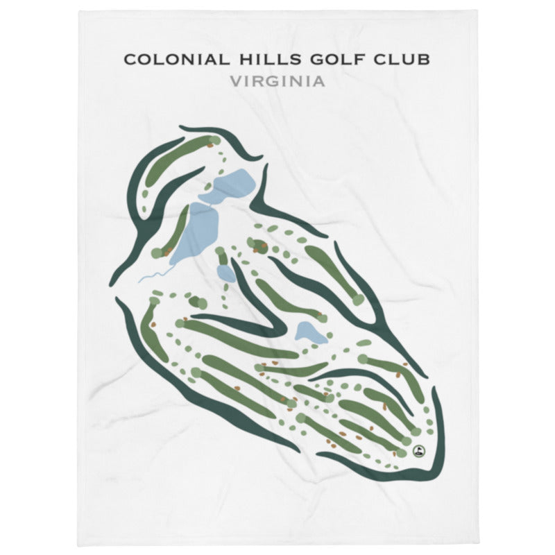 Colonial Hills Golf Club, Virginia - Printed Golf Courses