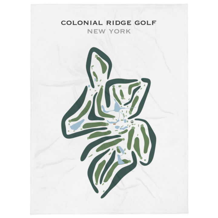 Colonial Ridge Golf, New York - Printed Golf Courses