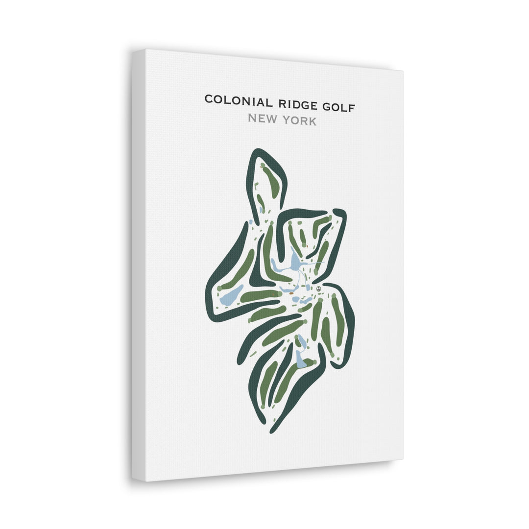 Colonial Ridge Golf, New York - Printed Golf Courses