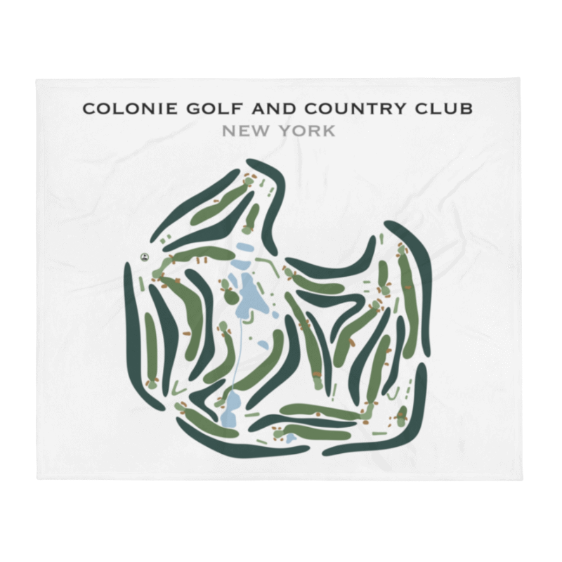 Colonie Golf & Country Club, New York - Printed Golf Course