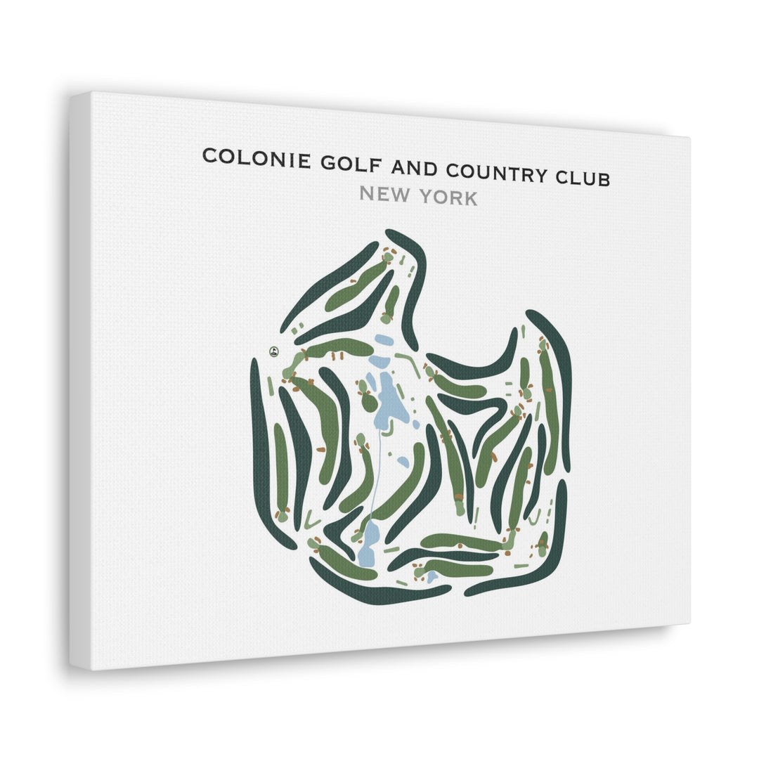 Colonie Golf & Country Club, New York - Printed Golf Course