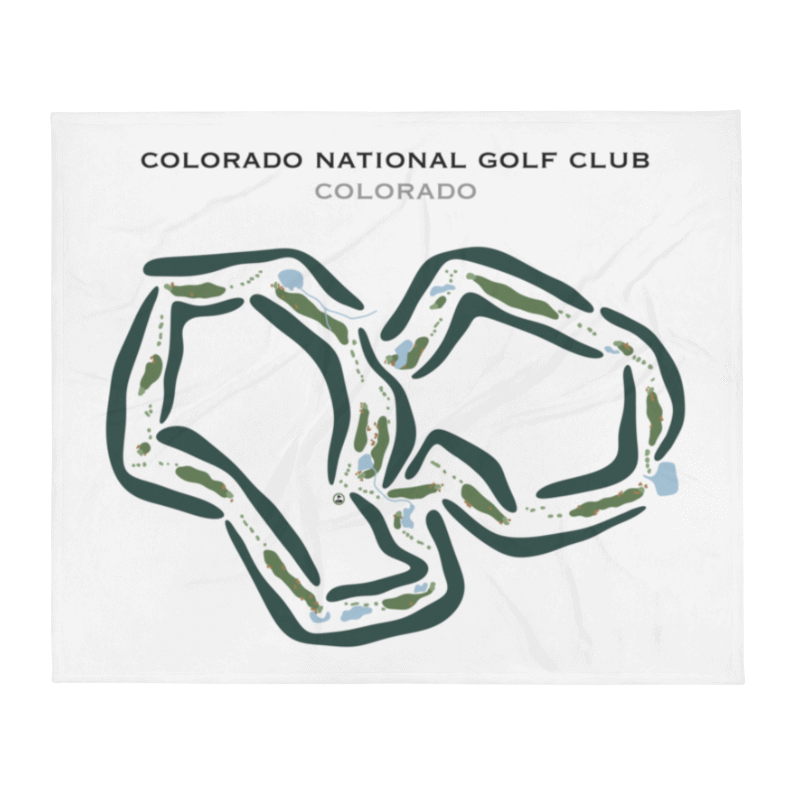 Colorado National Golf Club, Colorado - Printed Golf Courses