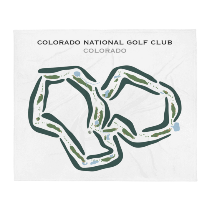 Colorado National Golf Club, Colorado - Printed Golf Courses