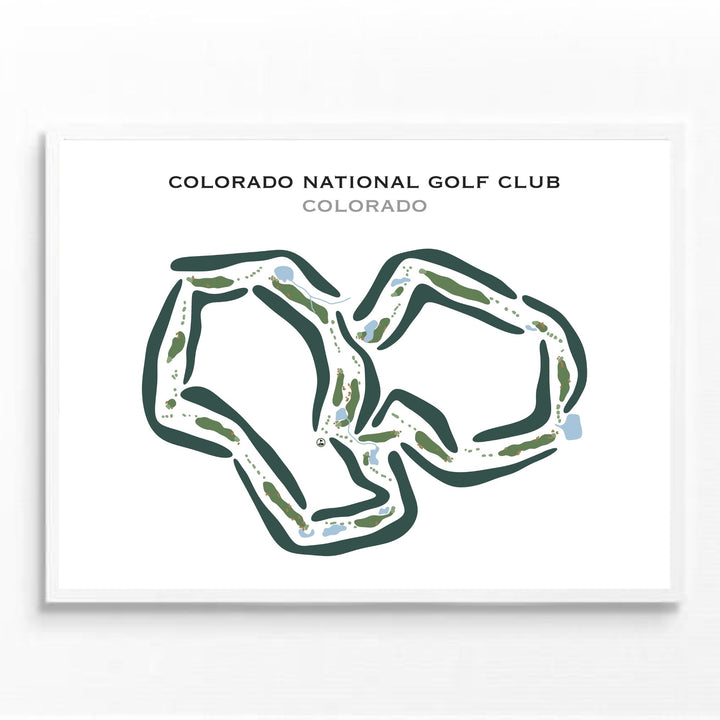 Colorado National Golf Club, Colorado - Printed Golf Courses