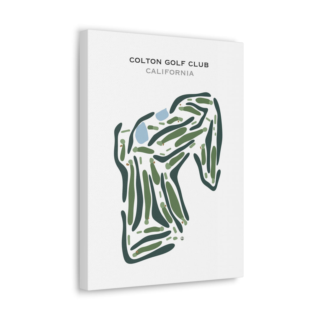 Colton Golf Club, California - Printed Golf Course