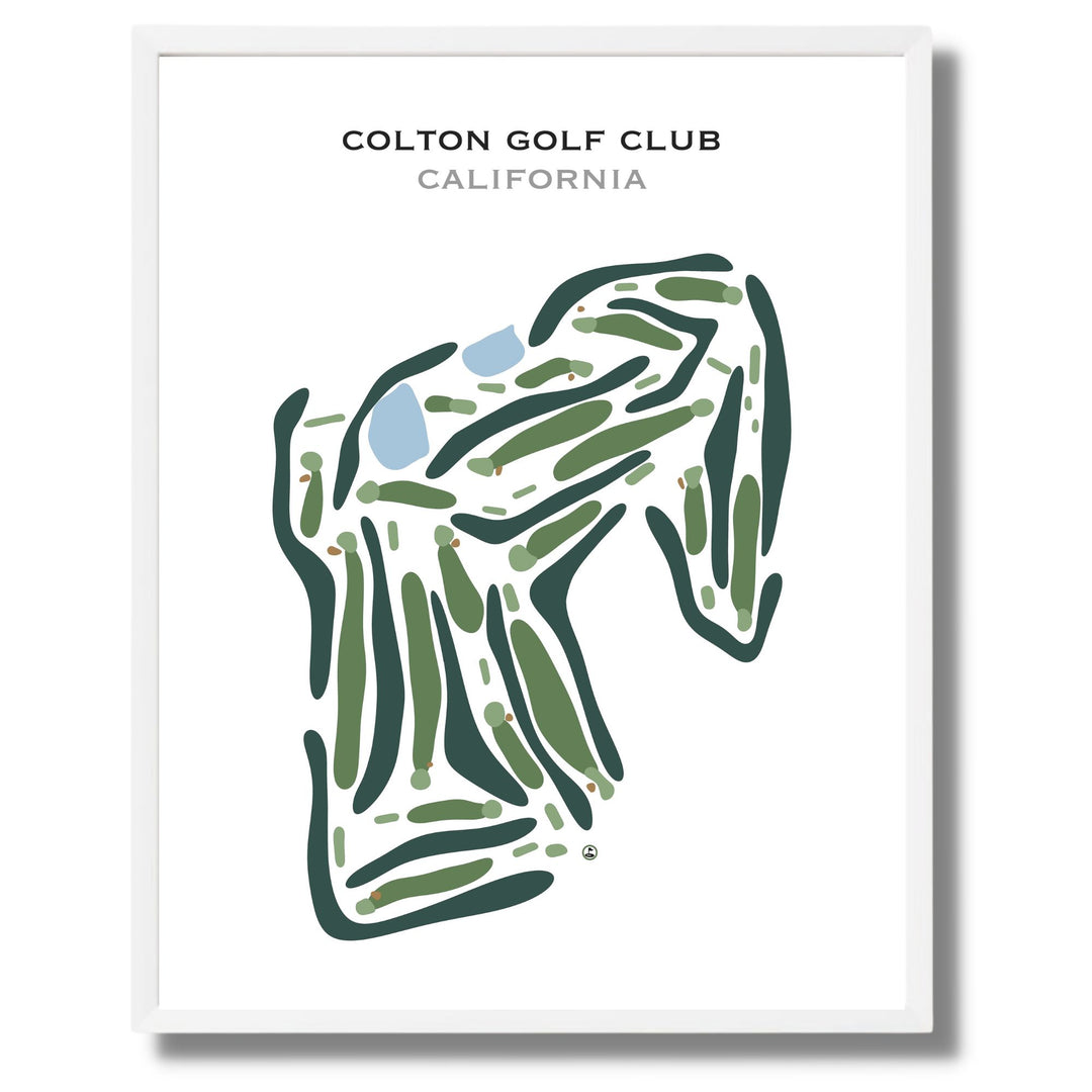 Colton Golf Club, California - Printed Golf Course