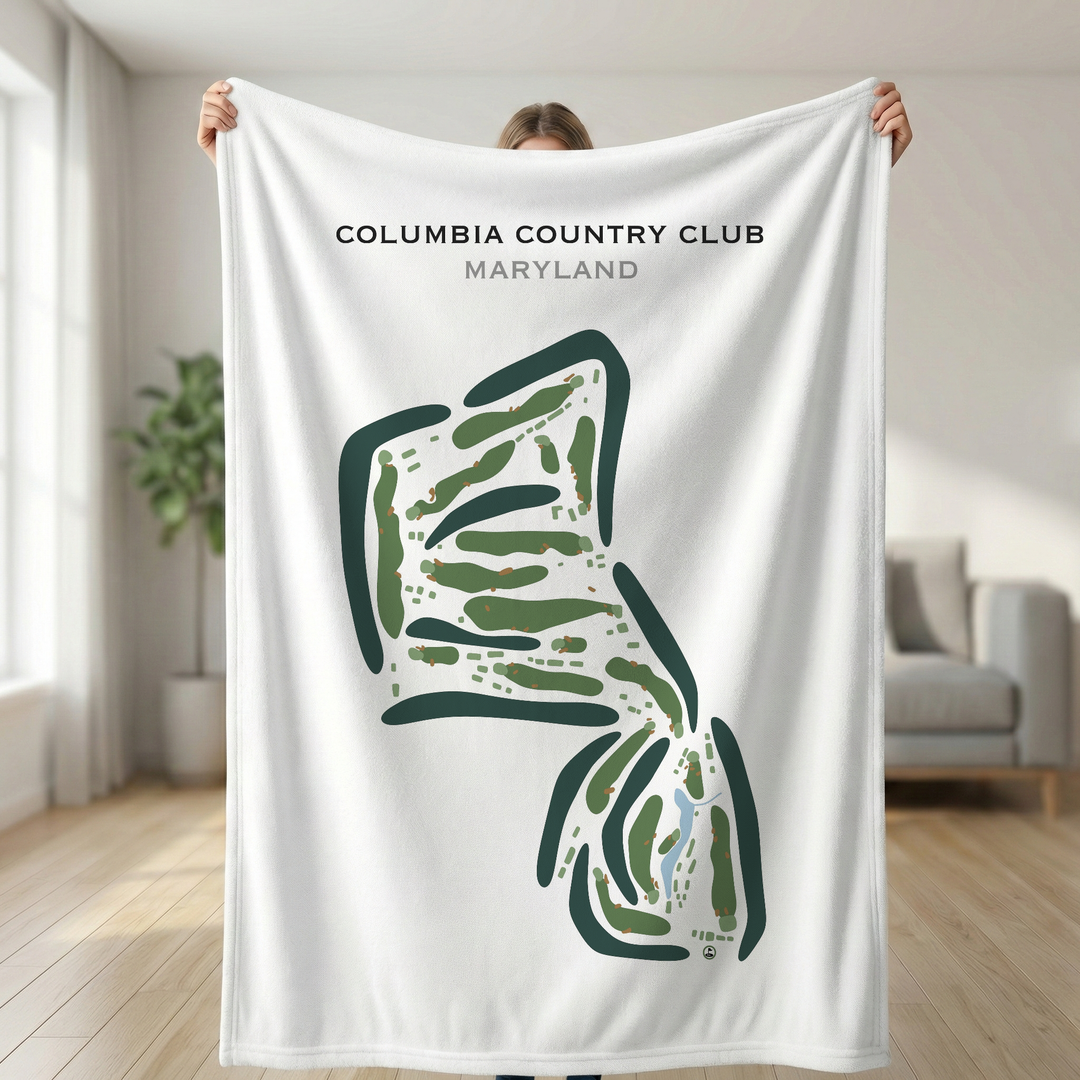 Columbia Country Club, Maryland - Printed Golf Courses