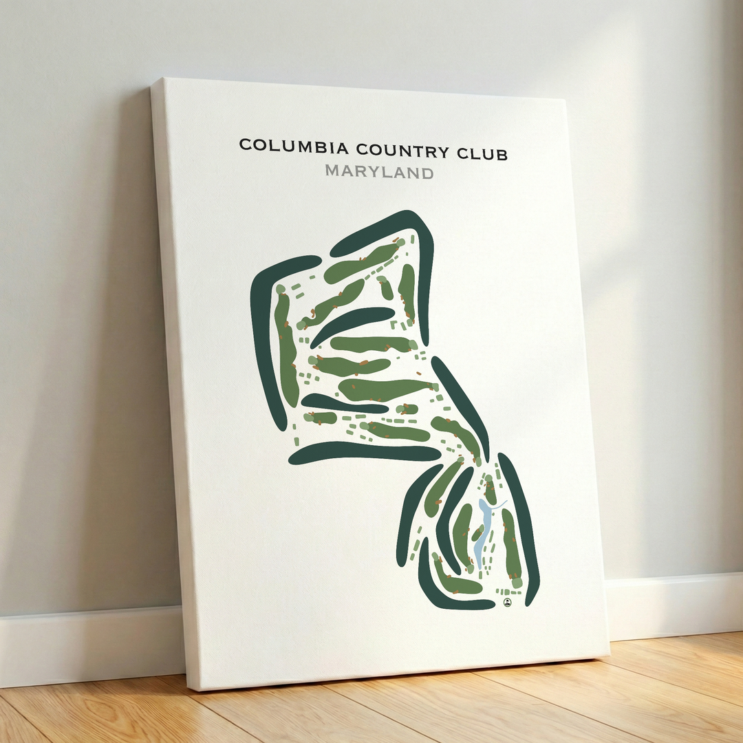 Columbia Country Club, Maryland - Printed Golf Courses