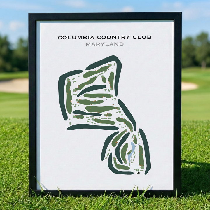 Columbia Country Club, Maryland - Printed Golf Courses