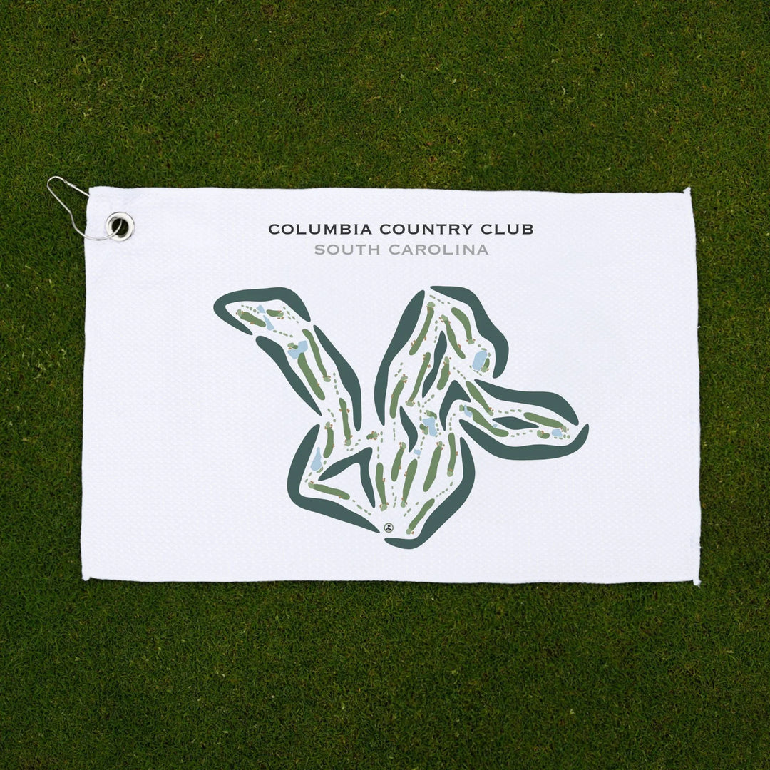 Columbia Country Club, South Carolina - Printed Golf Course