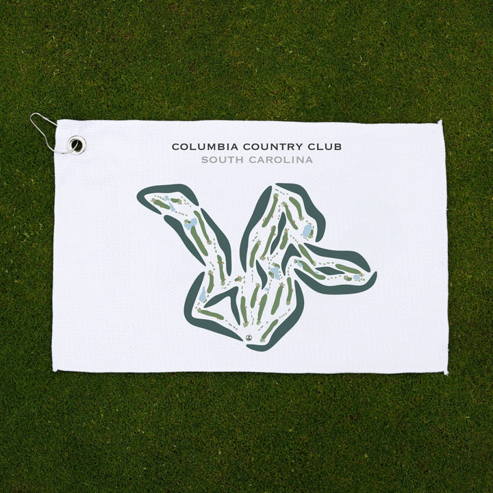 Columbia Country Club, South Carolina - Printed Golf Course