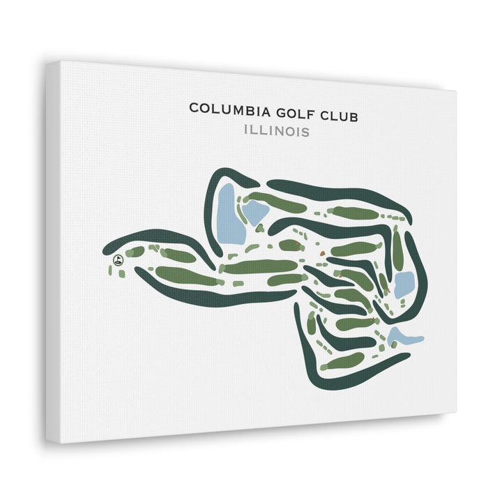 Columbia Golf Club, Illinois - Printed Golf Courses