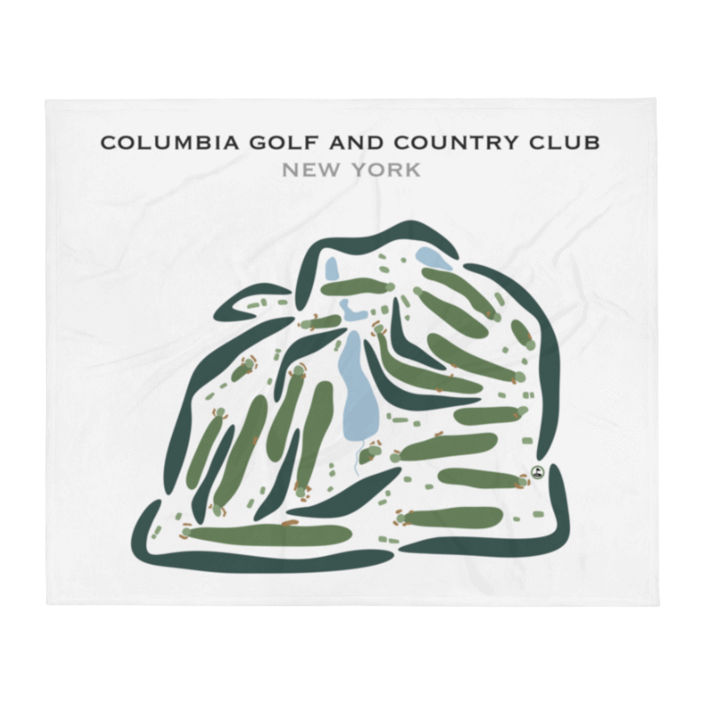 Columbia Golf & Country Club, New York - Printed Golf Courses