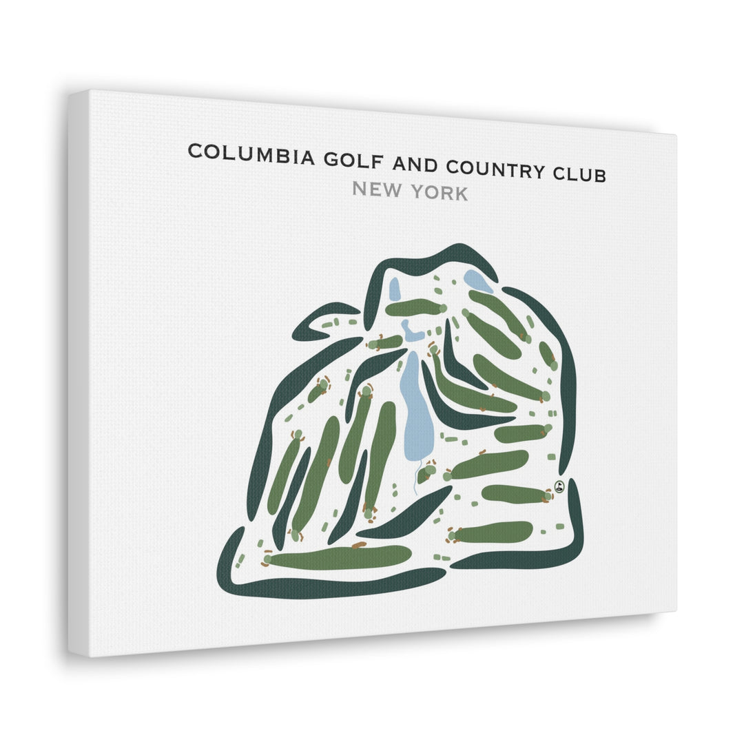 Columbia Golf & Country Club, New York - Printed Golf Courses