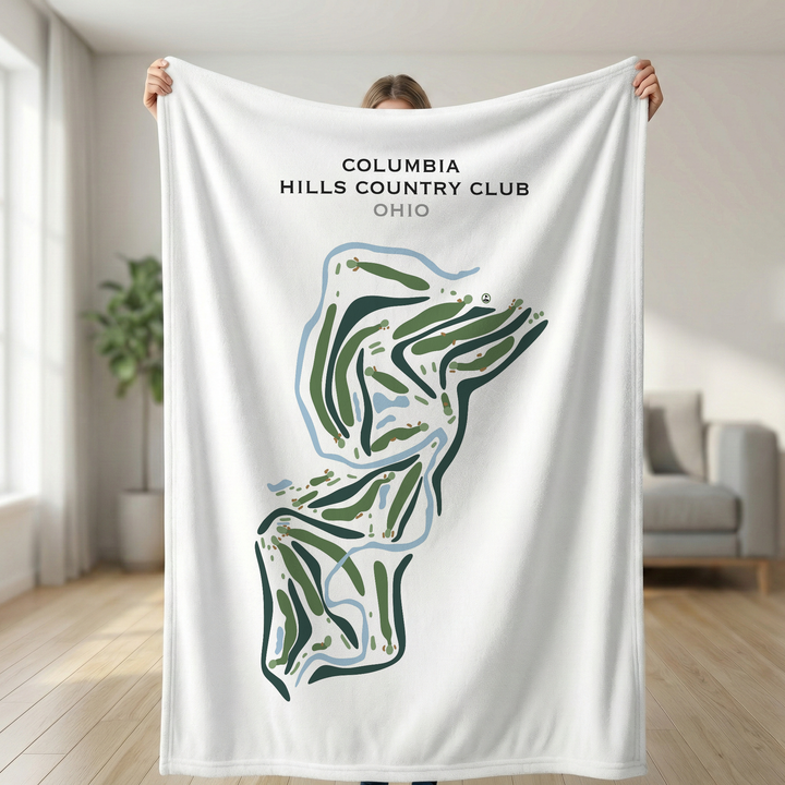 Columbia Hills Country Club, Ohio - Printed Golf Courses