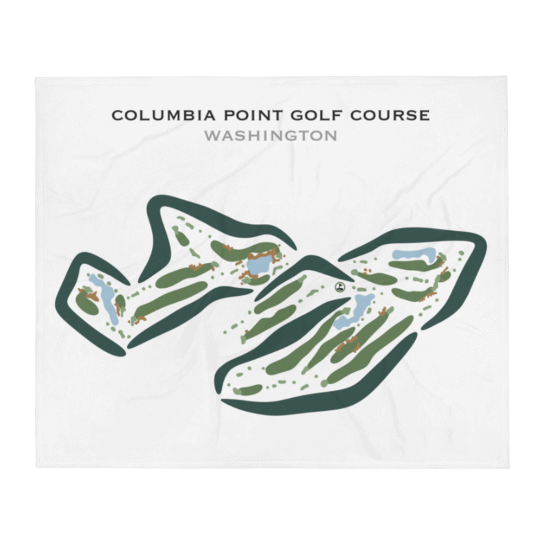 Columbia Point Golf Course, Washington - Printed Golf Courses