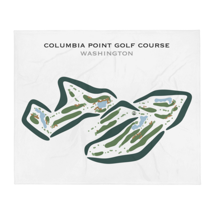 Columbia Point Golf Course, Washington - Printed Golf Courses