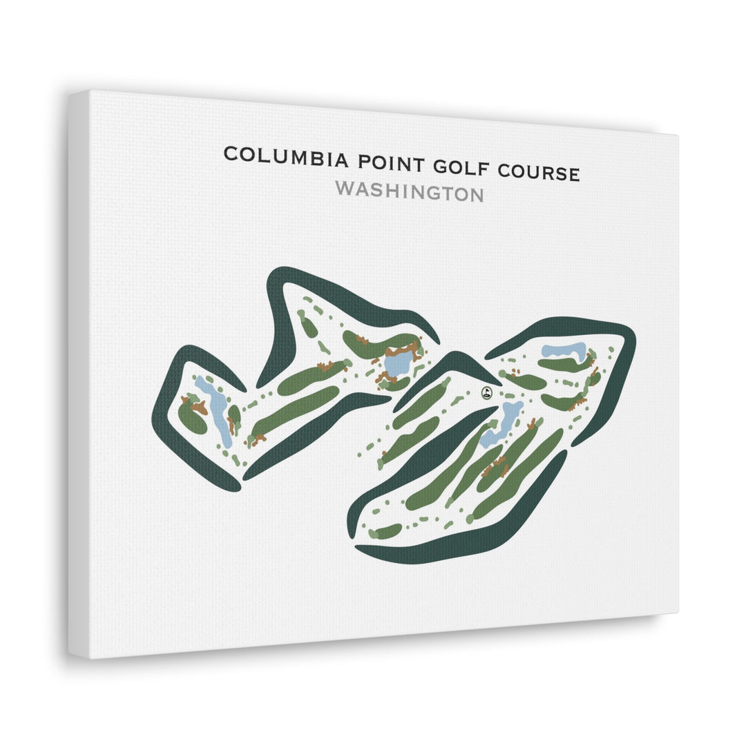 Columbia Point Golf Course, Washington - Printed Golf Courses