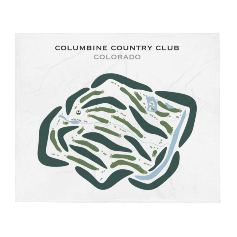 Columbine Country Club, Colorado - Printed Golf Course