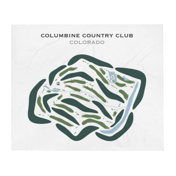 Columbine Country Club, Colorado - Printed Golf Course