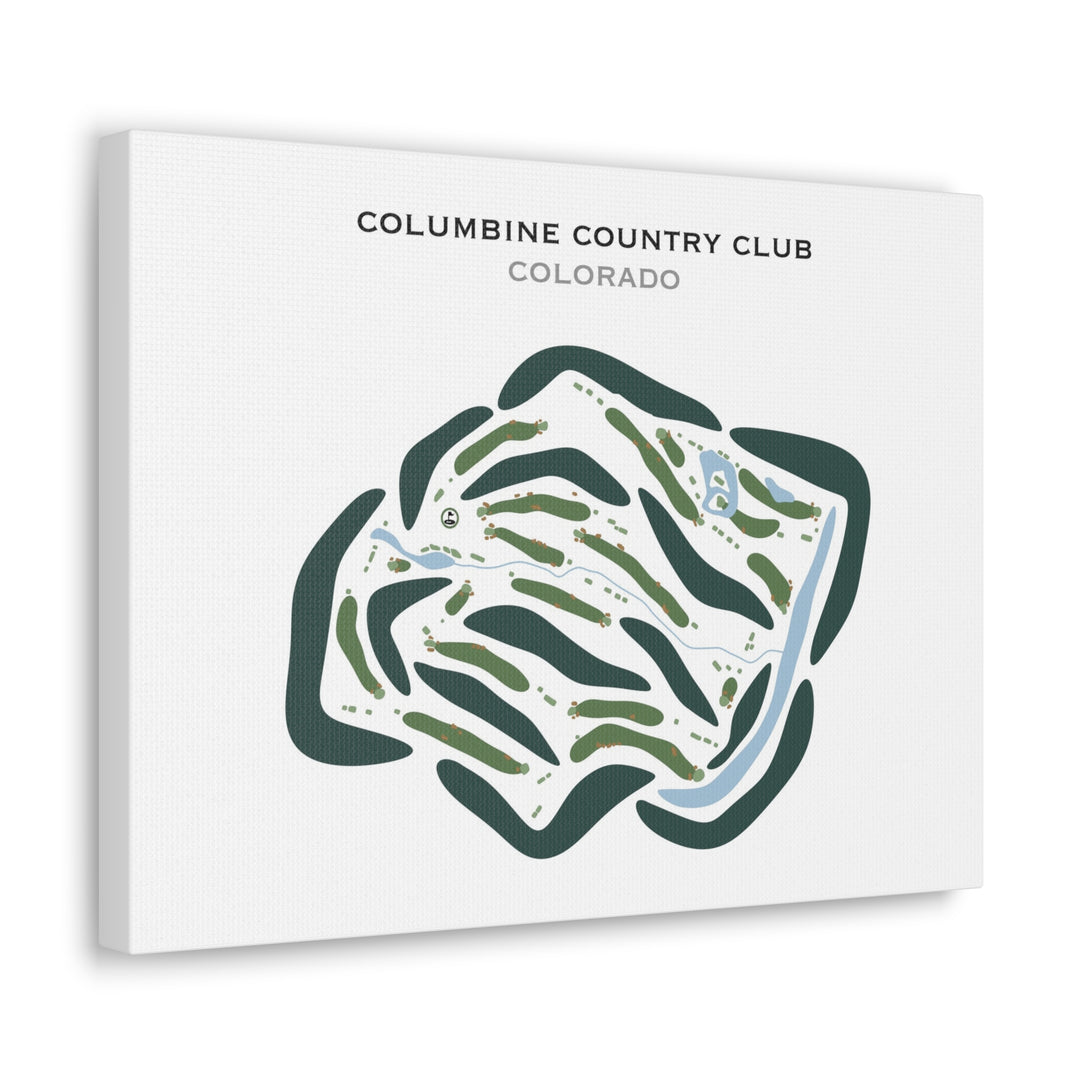 Columbine Country Club, Colorado - Printed Golf Course