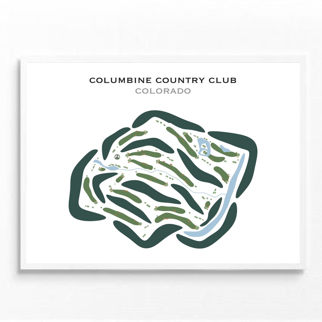 Columbine Country Club, Colorado - Printed Golf Course