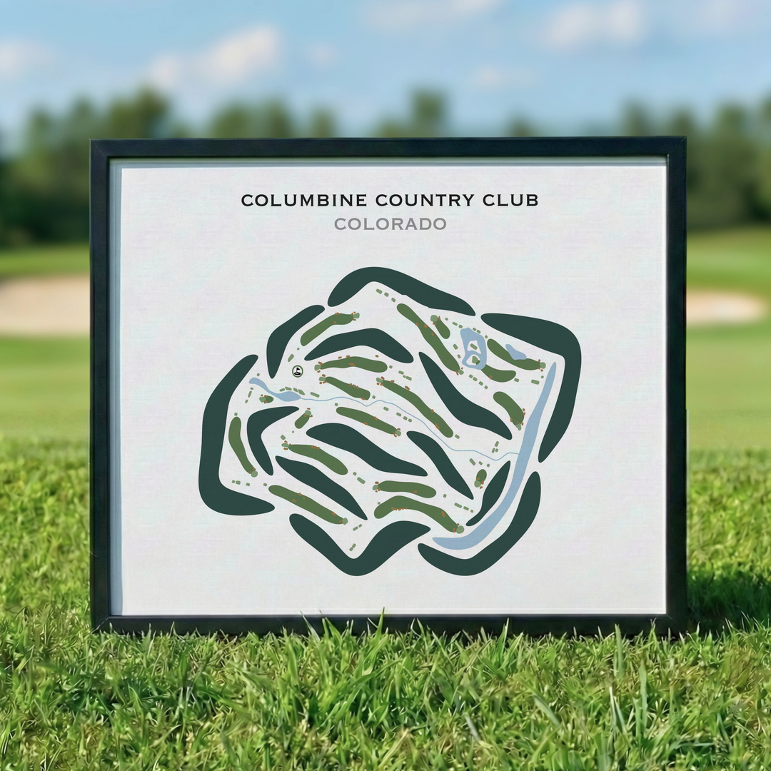 Columbine Country Club, Colorado - Printed Golf Course