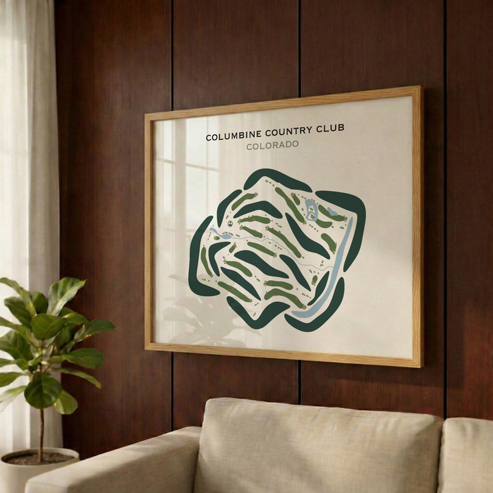 Columbine Country Club, Colorado - Printed Golf Course