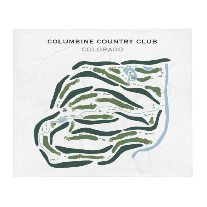 Columbine Country Club, Colorado - Printed Golf Course