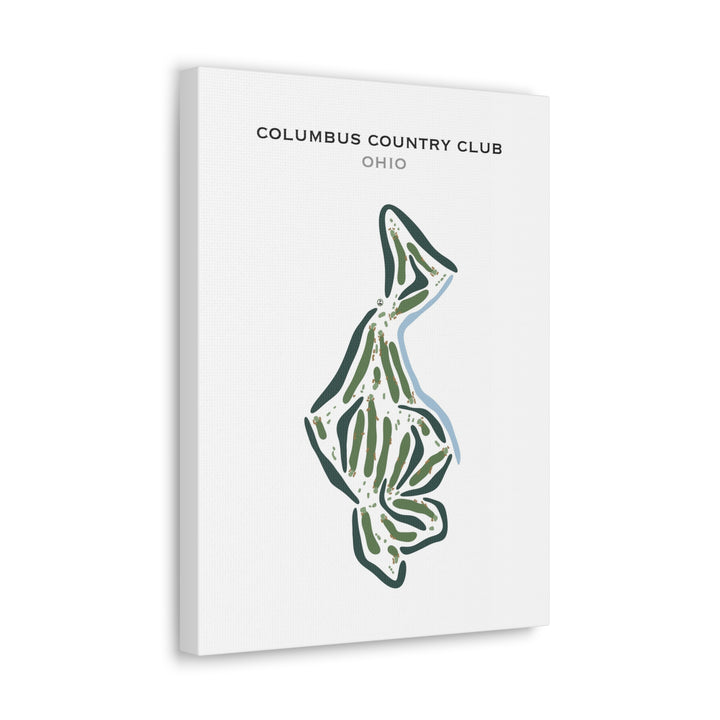 Columbus Country Club, Ohio - Printed Golf Courses