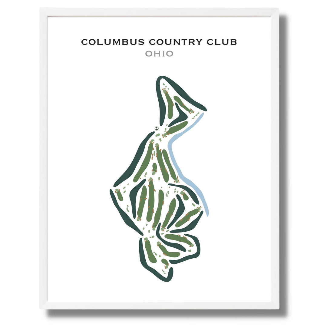 Columbus Country Club, Ohio - Printed Golf Courses