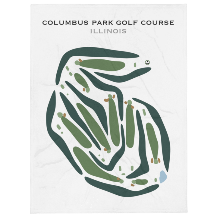 Columbus Park Golf Course, Illinois - Printed Golf Courses