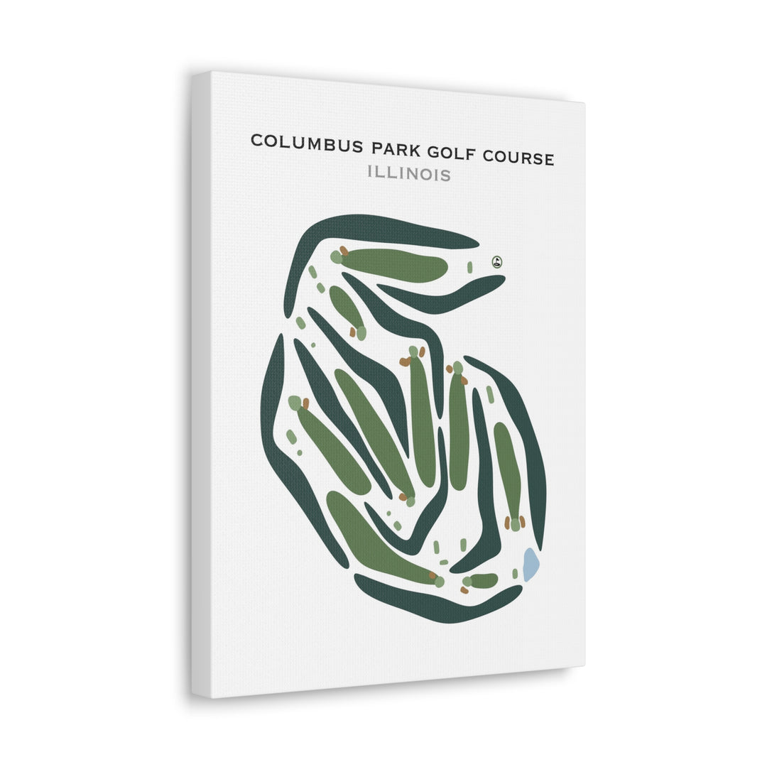 Columbus Park Golf Course, Illinois - Printed Golf Courses