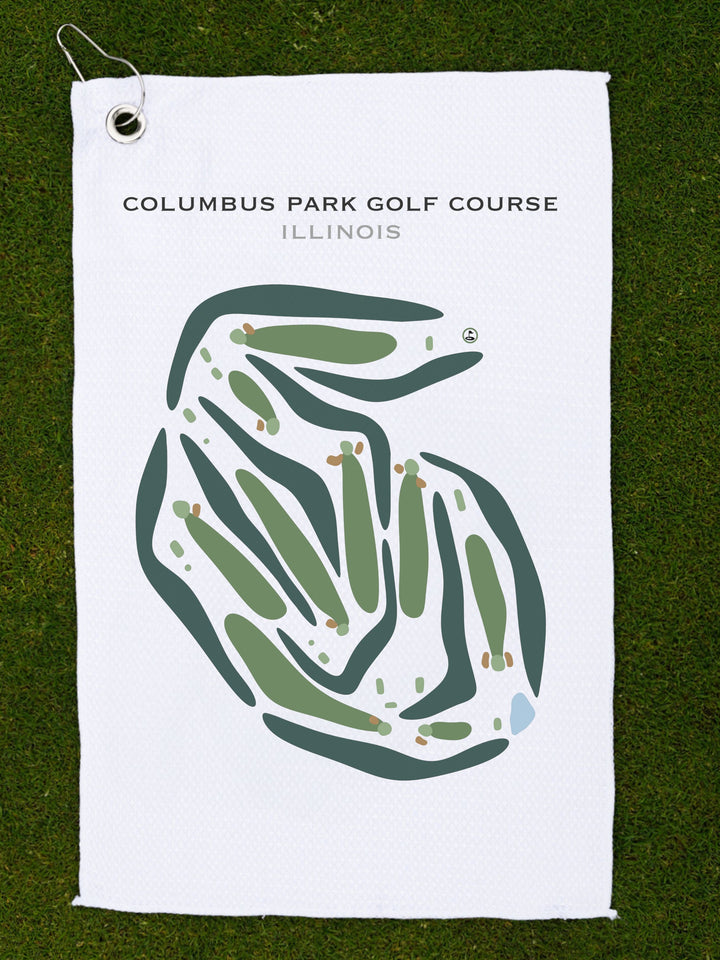 Columbus Park Golf Course, Illinois - Printed Golf Courses