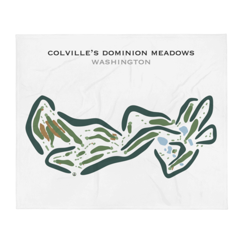 Colville's Dominion Meadows, Washington - Printed Golf Courses