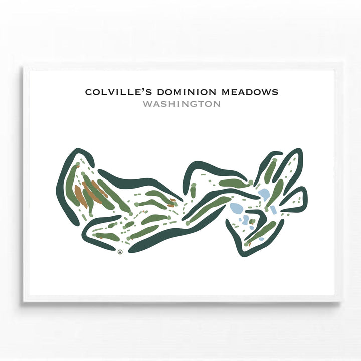 Colville's Dominion Meadows, Washington - Printed Golf Courses