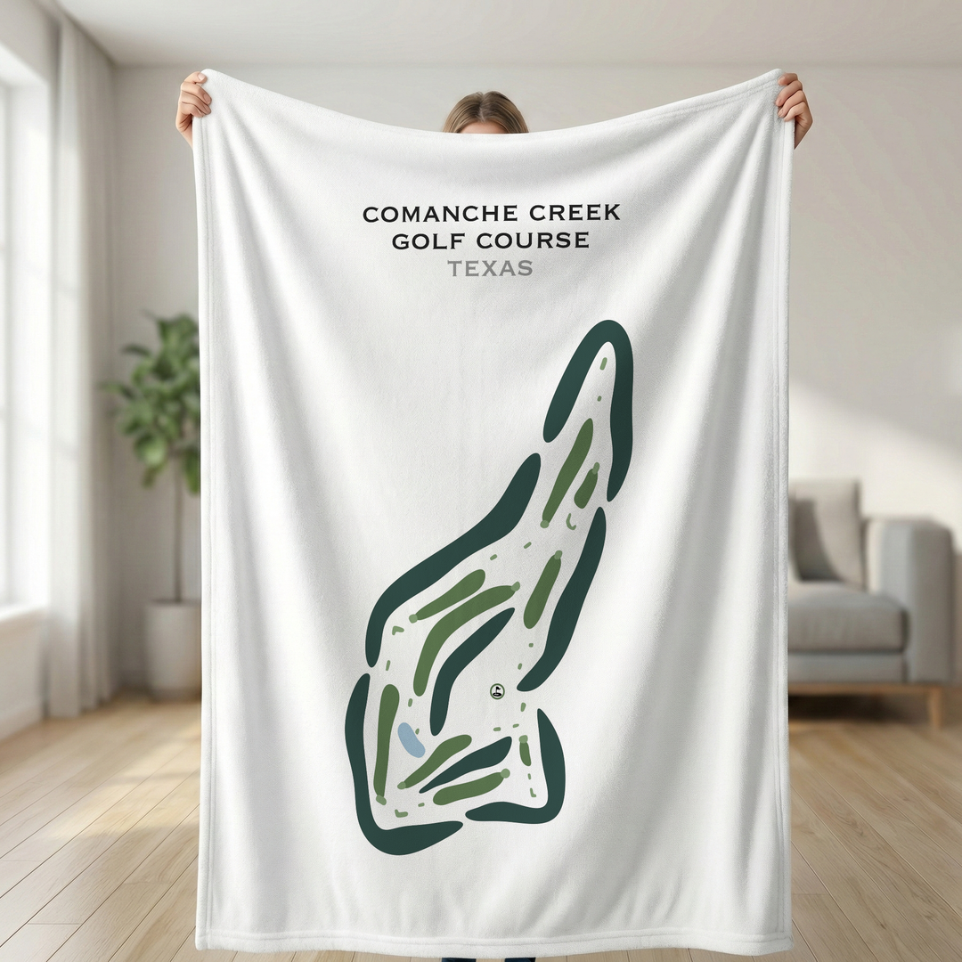 Comanche Creek Golf Course, Texas - Printed Golf Courses
