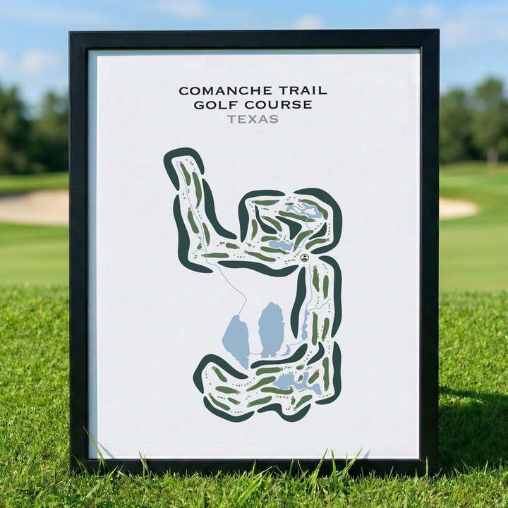 Comanche Trail Golf Course, Texas - Printed Golf Courses