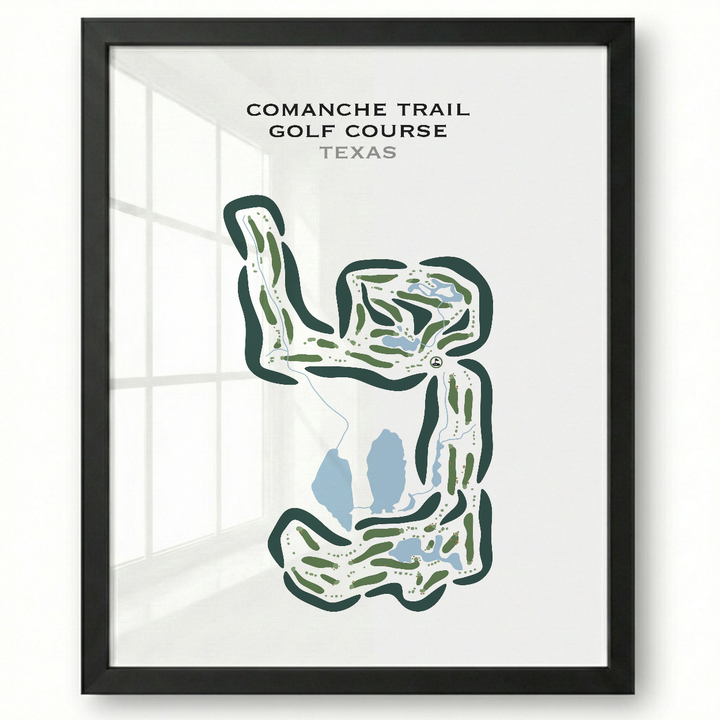 Comanche Trail Golf Course, Texas - Printed Golf Courses