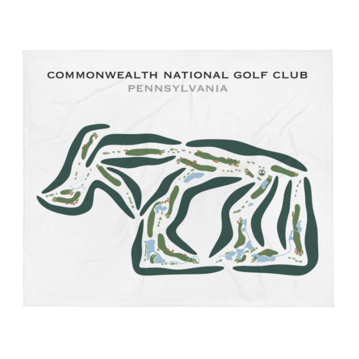 Commonwealth National Golf Club, Pennsylvania - Printed Golf Courses