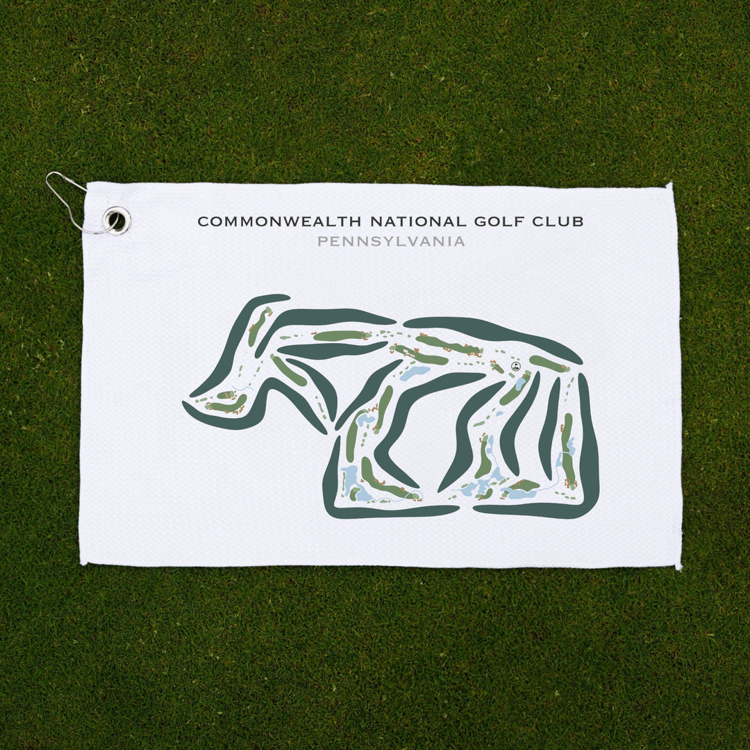 Commonwealth National Golf Club, Pennsylvania - Printed Golf Courses