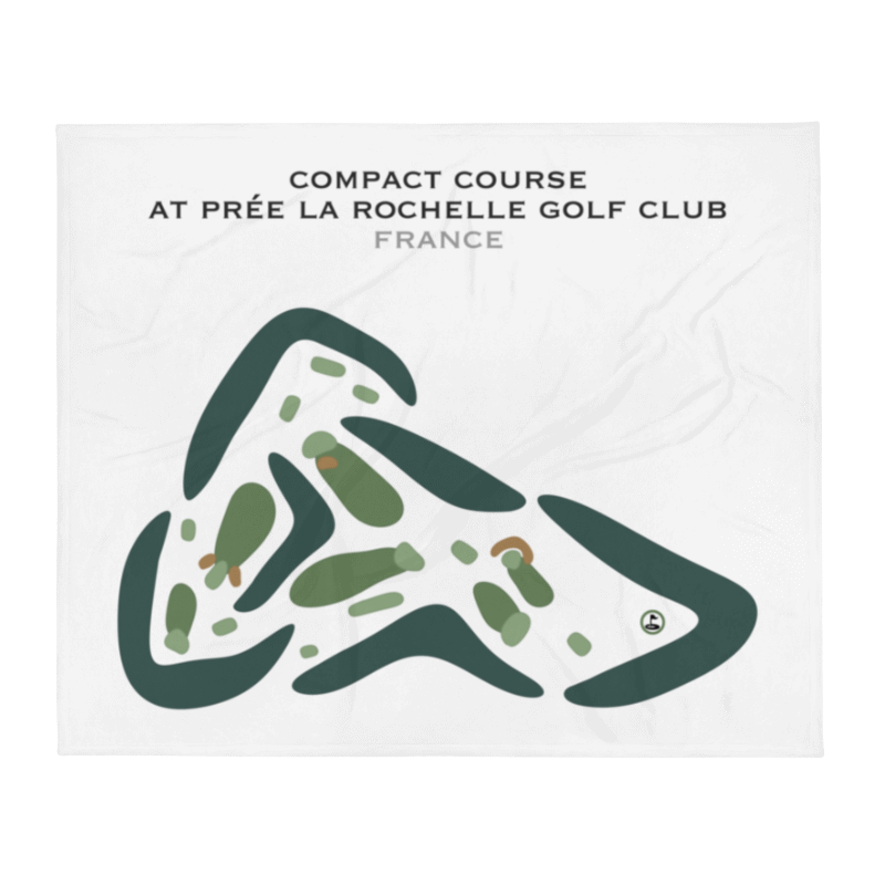 Compact Course at Prée La Rochelle, France - Printed Golf Courses