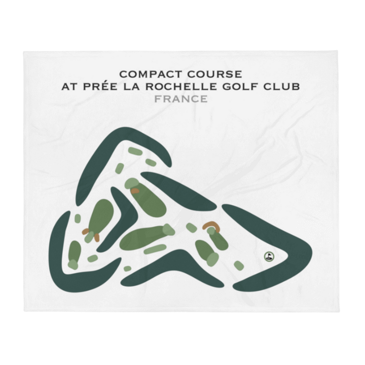 Compact Course at Prée La Rochelle, France - Printed Golf Courses