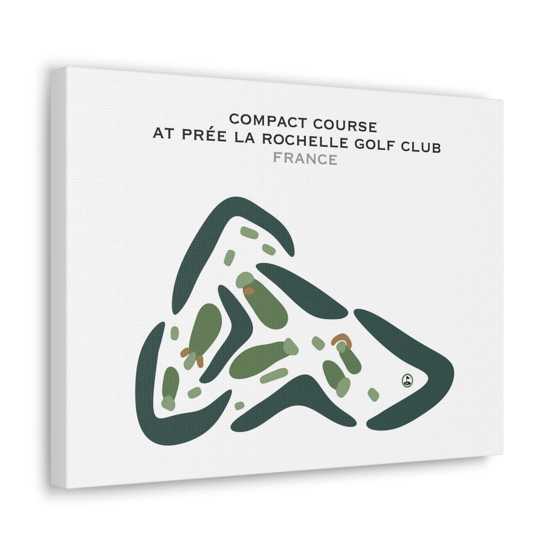Compact Course at Prée La Rochelle, France - Printed Golf Courses