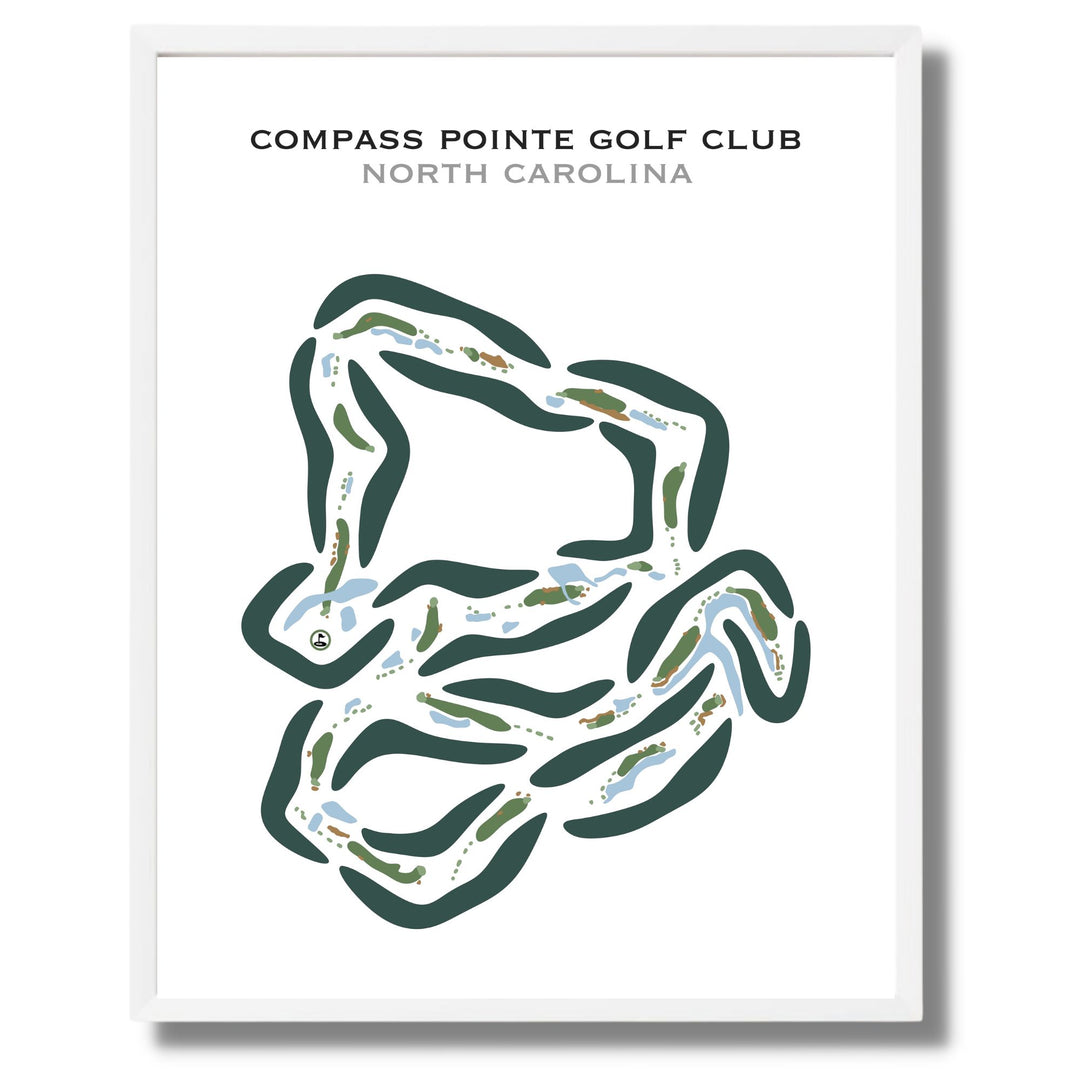 Compass Pointe Golf Club, North Carolina - Printed Golf Courses