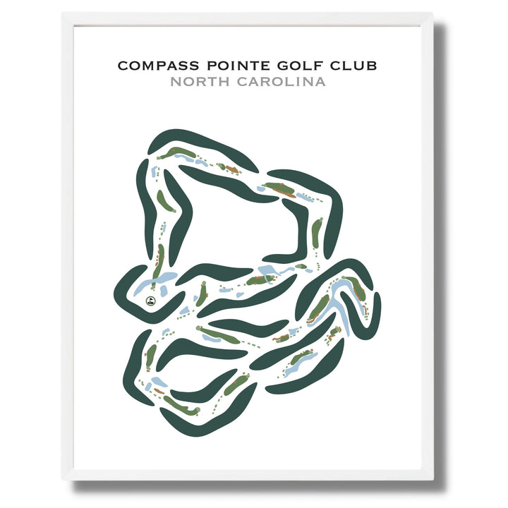 Compass Pointe Golf Club, North Carolina - Printed Golf Courses