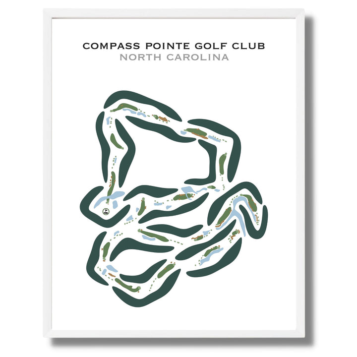 Compass Pointe Golf Club, Maryland - Printed Golf Courses