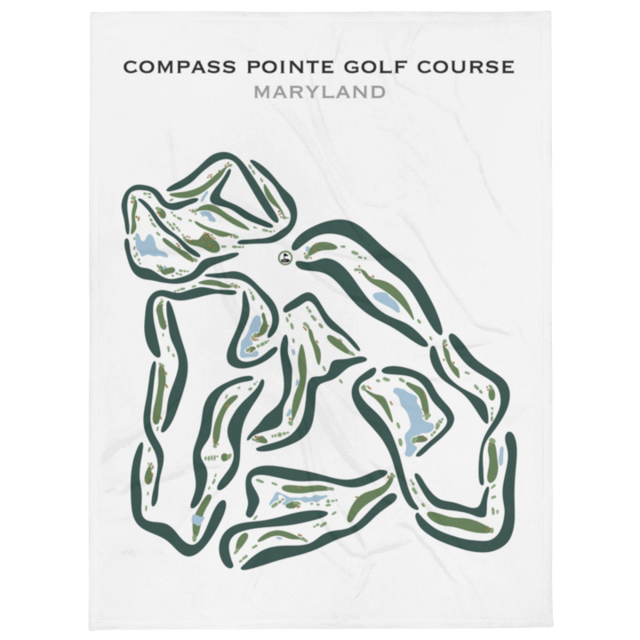 Compass Pointe Golf Course, Maryland - Printed Golf Courses
