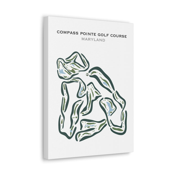 Compass Pointe Golf Course, Maryland - Printed Golf Courses