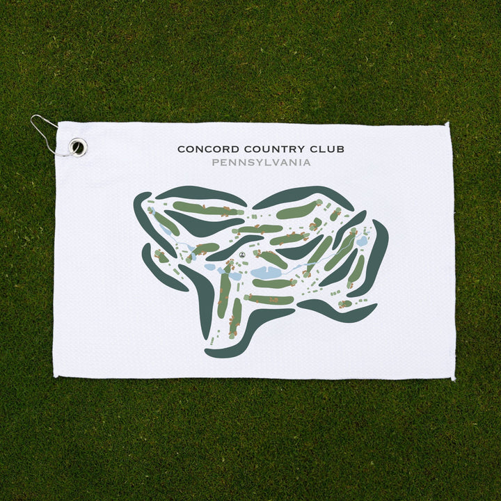 Concord Country Club, Pennsylvania (Updated Course) - Printed Golf Courses
